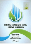 Ekonomia i zarządzanie energią a rozwój gospodarczy
