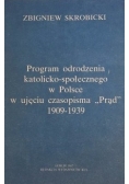 Program odrodzenia katolicko-społecznego w Polsce w ujęciu czasopisma "Prąd" 1909-1939