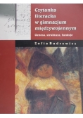 Czytanka literacka w gimnazjum międzywojennym