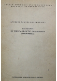 Geography of the palaearctic Papilionoidea lepidoptera