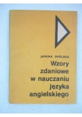 Wzory zdaniowe w nauczaniu języka angielskiego