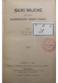 Nauki Majowe ku czci Najświetszej Maryi Panny 1908 r.