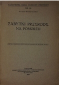 Zabytki przyrody na Pomorzu, 1929 r.