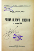 Polska filozofia religijna w wieku XIX tom II 1914 r.