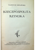 Rzeczpospolita Rzymska 1935 r