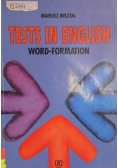 Tests in English: Word-Formation