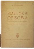 Poetyka opisowa, 1949 r.