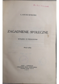 Zagadnienie społeczne, 1939 r.