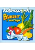 Bukiet z warzyw - kolorowanka