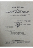 Małe oficjum o Najświętszej Marii Pannie 1947 r.