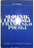 Słownik lekarski francusko - polski