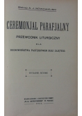 Ceremonjał parafialny, 1931 r.