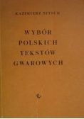 Wybór Polskich tekstów gwarowych