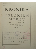 Kronika o polskiem morzu, 1930 r.