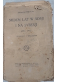 Siedem lat w Rosji i na Syberji, 1922r.