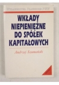 Wkłady niepieniężne do spółek kapitałowych