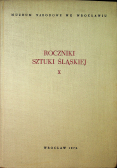 Roczniki sztuki Śląskiej X