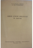 Dzieje ludów biblijnych w zarysie