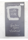 Lista ofiar. Grudzień 1970 w Szczecinie