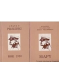 Rok 1920/ Dodatek do roku 1920, mapy - zestaw 2 książek, 1920r.