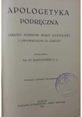 Apologetyka podręczna, 1923 r.