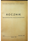 Rocznik województwa rzeszowskiego Rok V