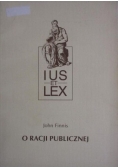 O racji publicznej