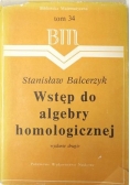 Wstęp do algebry homologicznej, tom 34, BM
