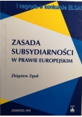 Zasada subsydiarności w prawie europejskim
