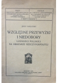 Względne przewyżki i niedobory ludności polskiej na obszarze Rzeczypospolitej, 1926r.