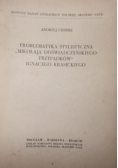 Problematyka stylistyczna "Mikołaja Doświadczyńskiego przypadków"  Ignacego Krasickiego