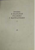 Studia z filologii polskiej i słowiańskiej 23