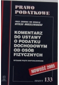 Prawo podatkowe- Komentarz do ustawy o podatku dochodowym od osób Fizycznych