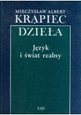 Dzieła język i świat realny
