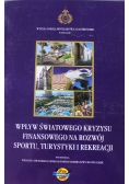 Wpływ światowego kryzysu finansowego na rozwój sportu kultury i rekreacji