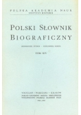 Polski słownik biograficzny, Tom XIV