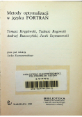 Metody optymalizacji w języku FORTRAN