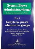 Instytucje prawa administracyjnego, Tom 1, System Prawa Administracyjnego