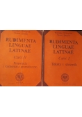 Rudimenta Linguae Latinae , część 1 i 2