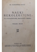 Nauki Rekolekcyjne dla pozaszkolnej młodzieży męskiej, 1927 r.