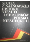 Studia z najnowszej historii Niemiec i stosunków polsko-niemieckich
