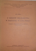 Z dziejów drukarstwa w Poznaniu w XVII wieku