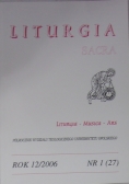 Liturgia Sacra, Nr 1 (27)