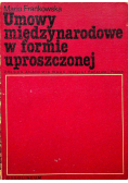 Umowy międzynarodowe w formie uproszczonej