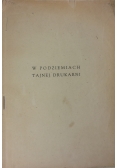 W podziemiach tajnej drukarni, 1947 r.