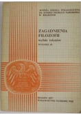 Zagadnienia filozofii. Wybór tekstów, wydanie III