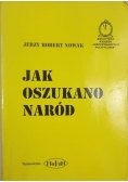 Jak oszukano naród+ autograf