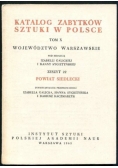 Katalog zabytków sztuki w Polsce Tom X zeszyt 22