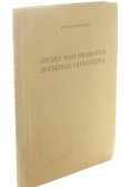 Studia nad dramatem polskiego odrodzenia