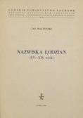 Nazwiska Łodzian